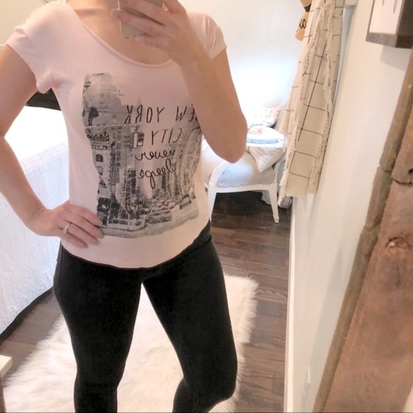 Charlotte Russe medium sequin Graphic T-shirt - Picture 2 of 4